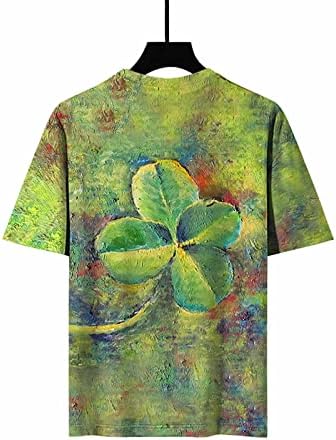 Personalizirane majice za Dan Svetog Patrika - Saint Pattys Tee & Irski Outfiti Lucky Shamrock grafički Tees Cute Clover Tops
