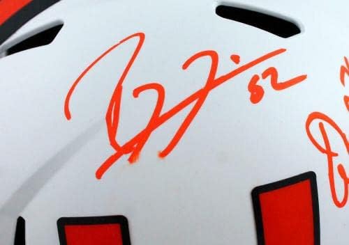 Lewis / Gore / Sapp Autographed Miami Hurricanes F / S Lunar Speed Helmets-BeckettWHolo-Autographed College Helmets