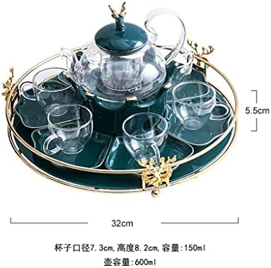CXDTBH cvjetni čaše stakla za domaćinstvo vode postavljeno popodnevni čaj voćni cvijet čajnik