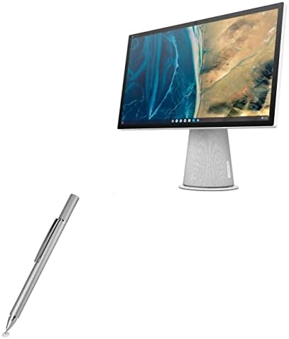 Boxwave Stylus olovkom Kompatibilan sa HP Chromebase - Finetouch Capacitiv Stylus, Super Precizno Stylus olovka za HP Chromebase - Metalno srebro