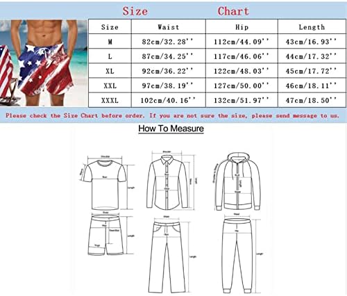 Miashui muške kratke hlače za zastavu muške mode Ležerne ljetne dane nezavisnosti 3d štampanje prozračne