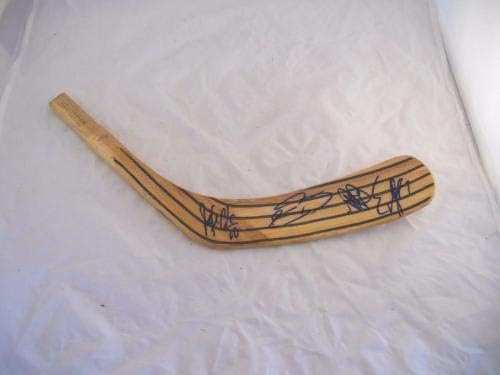 Kolorado Avalanche 2002-03 Tim potpisan hokejski štap Joe Sakin +10 PSA zagarantovano - autogramirani NHL štapići