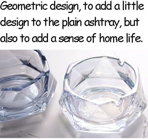 Wipest Glass Peshtray Geometry Ash Holder Moderni priključak za cigarete Jednostavni držači za pušenje