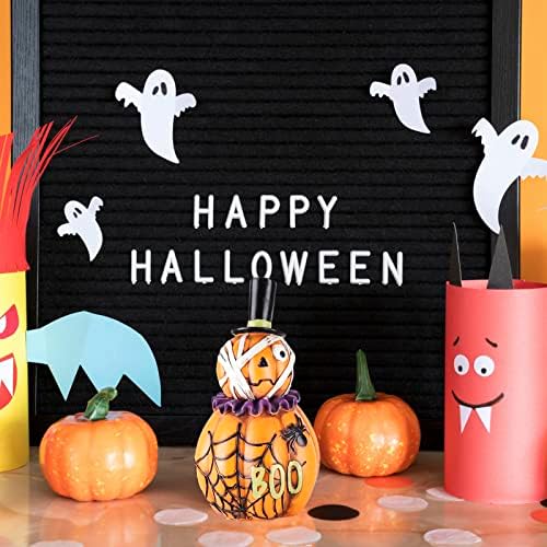 Krakore bundeve Halloween Zatvorena, smola mammmy bundeve figurice za kućni dekor stola Halloween Party, Narančasta