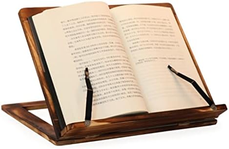 MHYFC sklopivi postolje za recept, drveni okvir Čitanje polica za knjige, postolje za podršku tablet računara