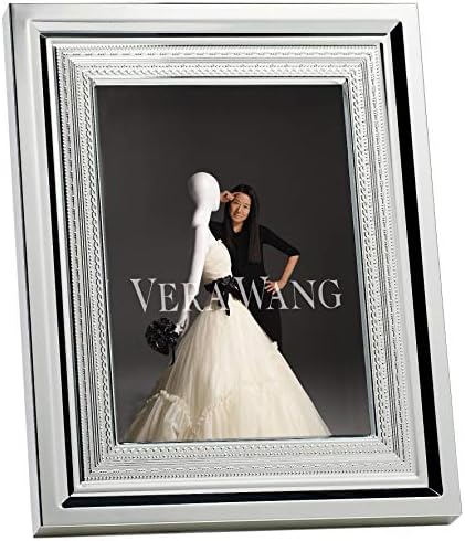 Vera Wang by Wedgwood sa ljubavnim okvirom za slike, 8x10, srebro