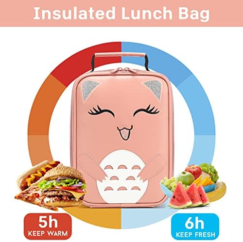 Hairao Dječija kutija za ručak izolovana meka torba za ručak kožna kutija za ručak Mini hladnjak za