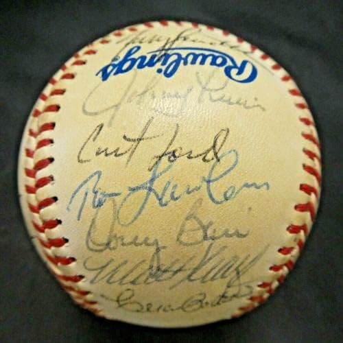 1985. Svjetske serije St. Louis Cardinals potpisali su loptu 25 potpisa puna slova JSA - autogramirane baseballs