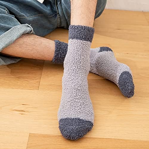 Muške zimske čarape Coral Fleece Socks Stripe čarape Šarene lagane atletske čarape Casual Socks