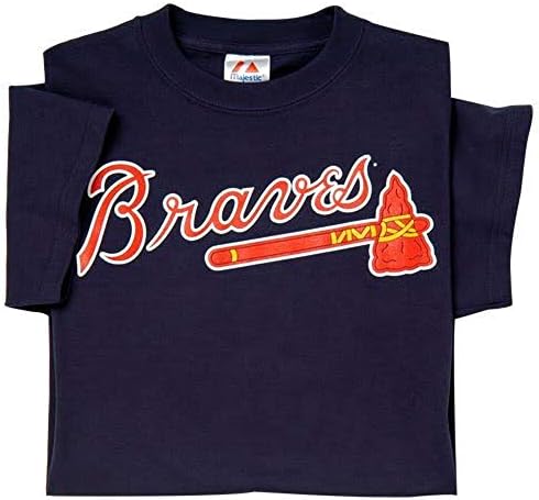 Atlanta Braves pamuk Crewneck MLB službeno licencirana veličanstvena majica baseball replika za majicu majice