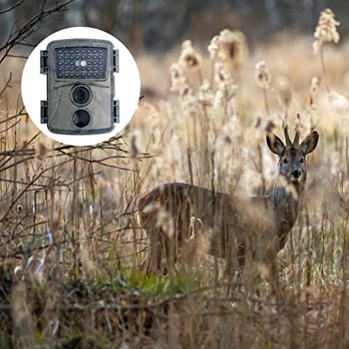 Doitool Trail Camera Game Cameras Viewer 1080p Izviđač CAM vodootporan bez baterije za nadgledanje divljih životinja Nagradu na otvorenom 1,2m zelena