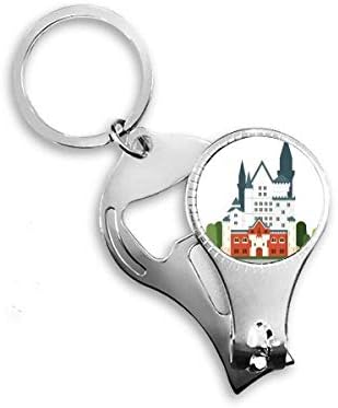Njemačka New Swan Castle Architecture za nokte NIPPER prstenaste ključeva Otvarač za ključeva