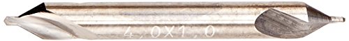 Magafor 81000400100 Dvostruki kraj 60 stupnje K15 Carbide Center Kombinovana bušilica i kofernk, 4,0 mm x 1,0 mm