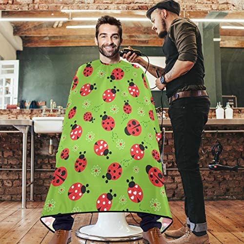 Visesunny Barber Cape bube za cvijeće poliestera za rezanje kose salon za kosu za rezanje Anti-statičke frizure za brijanje otporno na vodu krpa od brade bradavice Bib Frizerski ogrtač