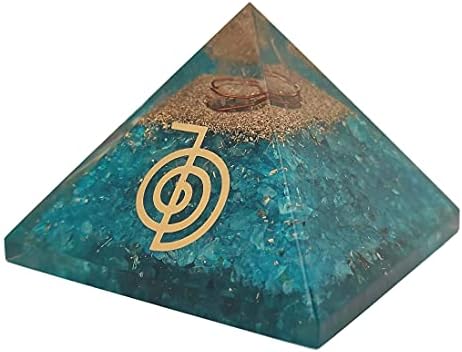 Sharvgun Gemstone Amethyst & Clear Quartz orgone piramide Metatron Cube Izlječenje kristalnog generatora orgonitske piramide joga meditacija kristal reki poklon 70-75mm