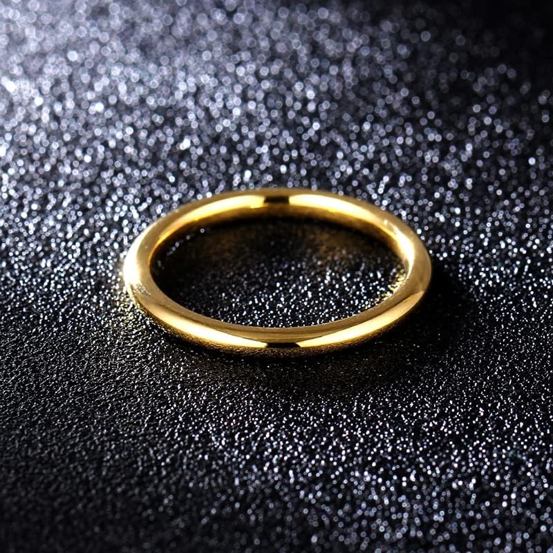 Koleso 2.5 mm 3mm Zlatni prsten za muškarce i žene-89610