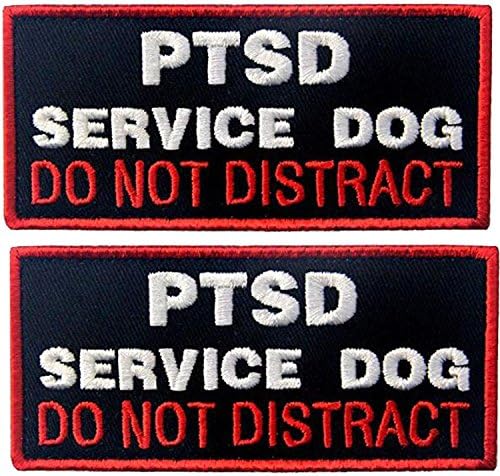 PTSP servisni pas ne ometaju taktičku zaštitnu amblem za značenje od vojne morale vezene zakrpe za učvršćivanje i petlje za pojaseve za pojaseve prsluke 3,93 x 1,97 veličine