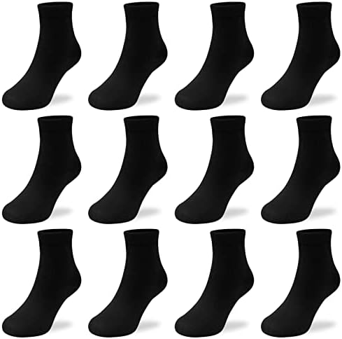 Booph 12 parova dječaci djevojke Atletska čarapa za posade Dječje čarape za gležnjeve