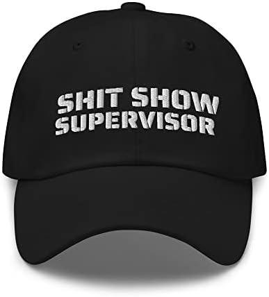 CreativeTees4You Shit show Supervisor - smiješni Citati šeširi za muškarce, smiješni šešir, riječ pun šešir, Izreke sarkazam Tata šešir kapa