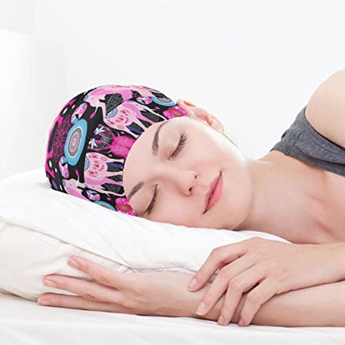 Oyihfvs Slouchy Beanie kapa za spavanje, lagani satenski poklopac, ugodne, noćne kapice pokrivaju ležerni šešir za spavanje