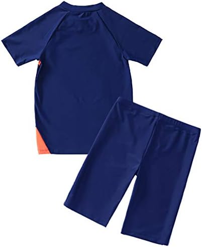 Dječaci kupaći kostimi UPF50+UV komplet kupaćih kostima dvodijelni osip sa šeširom za djecu 4-14 godina