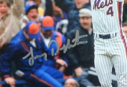 Lenny Dykstra Autographied 8x10 New York Mets Slavi fotografija - JSA W * srebrna * m - autogramirana MLB fotografija