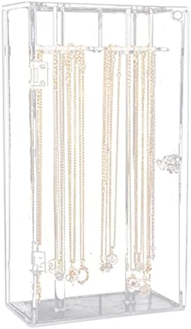 Endan platneni nosač ogrlice sa akrilnim ogrlicama sa 24 kuke, rotacijski, prikaz, privjesak, organizator,