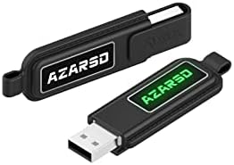 Azarsd USB Flash Drive 64GB, USB 2.0 Memory Stick, Ultra Veliki Skladištenje USB 2.0, pogonski transferi 4GB datoteke u 10 sekundi W / do 418MB / s 3,5 Pročitajte brze čitanja za PC / laptop / Computer / Car Audios, Sivi