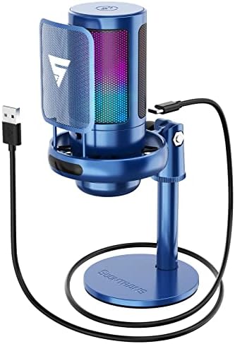 Soontrans Gaming USB mikrofon za PC, Mac, snimanje, Streaming, Podcasting, Studio,računar RGB kondenzator