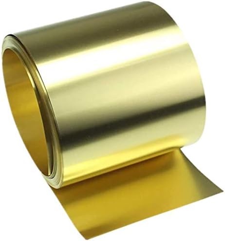 UMKY mesing ploča mesing Lima Roll mesing traka visoke čistoće zlato Film mesing folija bakar lim, 200x500x0. 15mm metalna folija