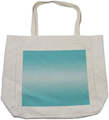 Ambesonne Ombre torba za kupovinu, otvoreno plavo nebo na prolećni dan inspirisana živopisnom plavom bojom