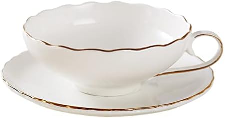 Hemoton Porcelan čaj fino kosti China Cup čaj keramičke kafe šalica za kavu sa kockicama bijela