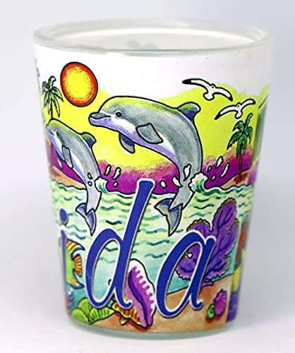 Florida delfini veliko ime shot glass
