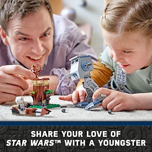 LEGO Star Wars at - ST 75332 set za izgradnju igračaka - sa Minifigurama Wicket the Ewok i Scout Trooper, proširite svoju kolekciju, odličan poklon za predškolsku decu, dečake i devojčice od 4+