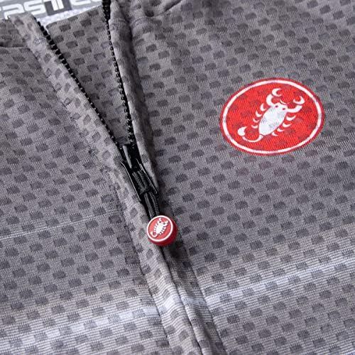 Castelli Climber's 3.0 Limited Edition Full-Zip Jersey - Muški Gunmetal Grey / Silver, 2xL