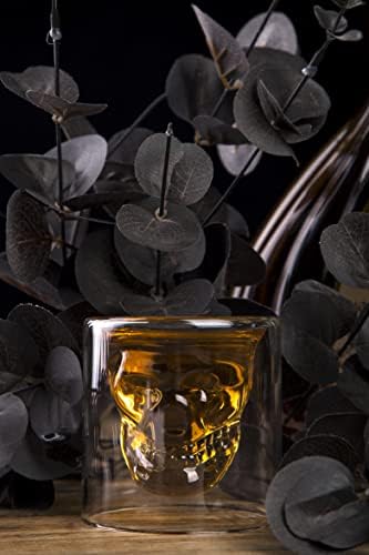 Skull Globe Glass set dekantera za viski za piće,votku, poklone za muškarce