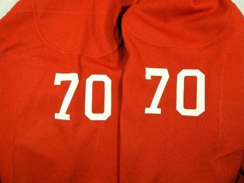 Florida Panthers Jean-Francois Laniel # 70 Igra Izdana dres Crvene prakse 620 - Igra polovna NHL dresovi