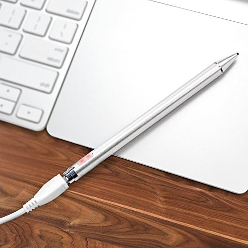 Boxwave Stylus olovka kompatibilna sa LG Stylo 5 - Accuroint Active Stylus, Elektronski stylus sa ultra finim vrhom za LG Stylo 5 - Metalno srebro