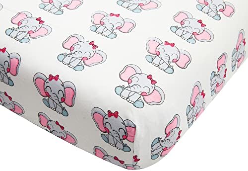 4 pakovanje dječjih krevetića posteljina s prikrivenim ružičastim limom za kribi prenosni poklopac madraca ili posteljine za djecu za djevojčice