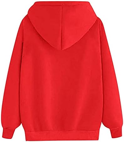 Narhbrg tinejdžerski duksevi kaputi za žene za žene topli runozne patentni zatvarač zimski kaput kapuljač kapuljača Otišarica Comfy Fuzzy džemperi