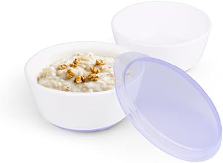 Magolindo silikonska posuda za hranjenje mališana sa poklopcem za decu plastične činije sa neklizajućim