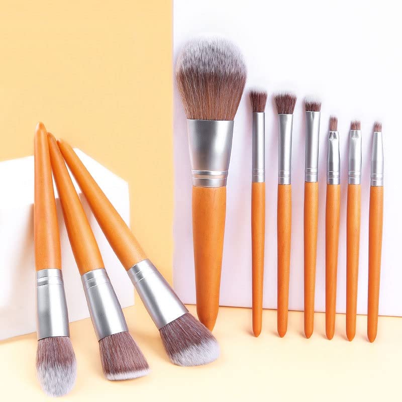 SDGH 10 Makeup četkica za šipku Beauty Tools Drvena ručka sjenilo za sjenilo Puni set četkica za šminke