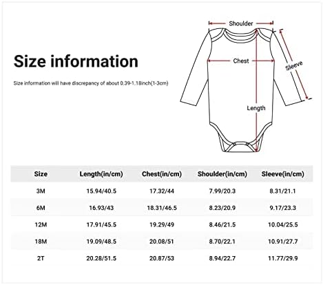 OFXXU Custom košarkaška odjeća, košarkaški baby Onesie, dugih rukava, mapa grada Solid BodySuit, dodajte