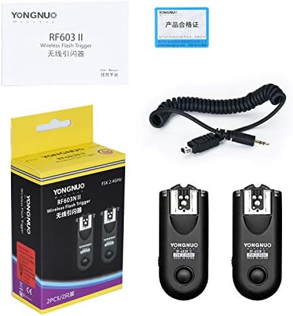 Yongnuo bežični zatvarač i bljeskanje RF-603ii N3 za Nikon DSLR D90 D600 D7100 D7000 D5100 D5000 D3100