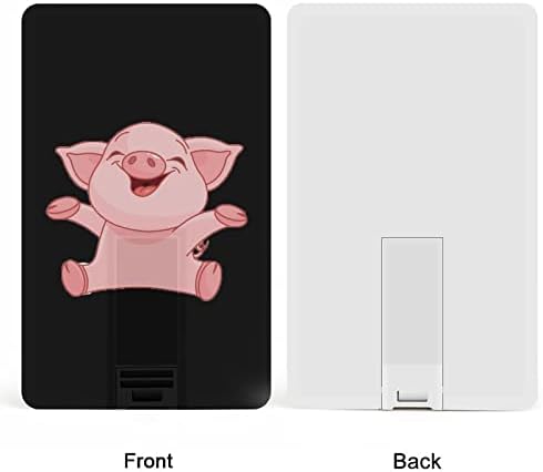 Slatka svinjska USB memorijska stick Poslovna bljeskalica-diskovi Kartica za kreditnu karticu
