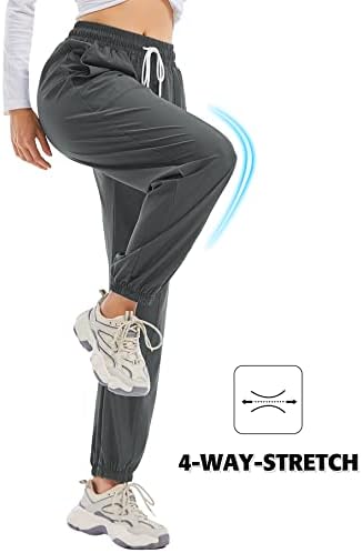 ATTCO ženske hlače za žene sa džepovima Brze suho trčanje planinarske pantalone treniraju