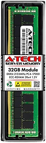 A-Tech 32GB memorija Ram za HPE ML110 G10 - DDR4 2133MHz PC4-17000 ECC registrovana RDIMM 2RX4 1.2V - Single Server