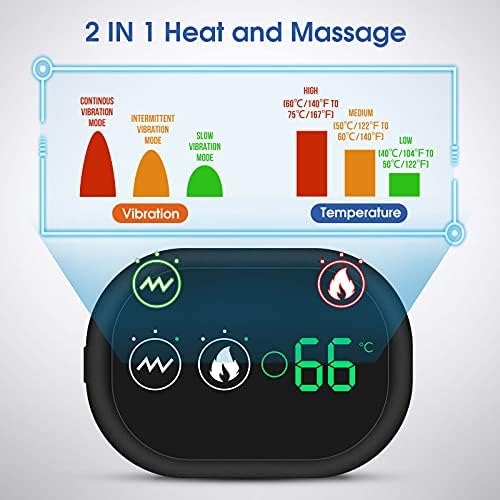 HSHA vibracioni zajednički masažer Hot Smart Controller električni grijaći rameni pojas ForPain Relief ortopedski