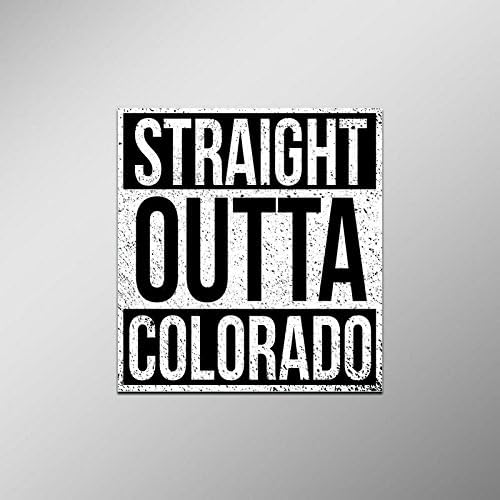 Naljepnica za naljepnicu za vinilnu naljepnicu u Coloradu Colorado | Automobili Kamioni Vans Suvs Laptops Zidovi Windows Cups | Puna boja | 4,5 x 5 inča | KCD2075
