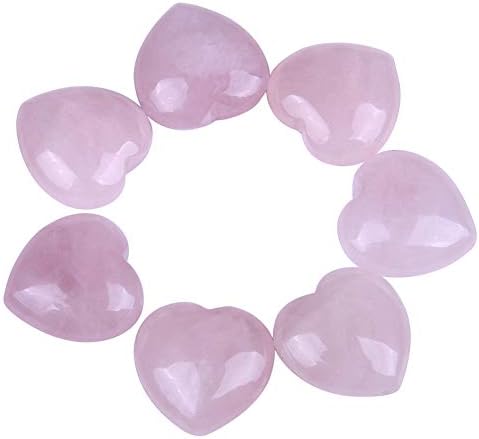 7 Mala kamenja čakra koja se postavlja balansiranje reiki ljekovito kristalno kamenje u obliku srca